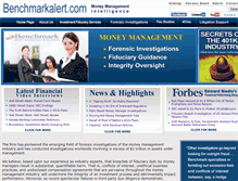 Tablet Screenshot of benchmarkalert.com